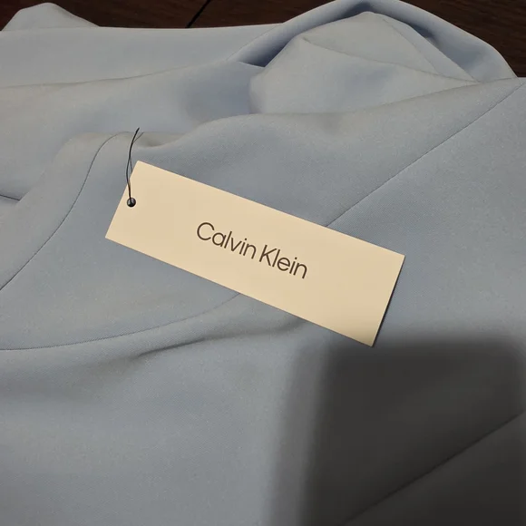 Calvin Klein Light Blue Midi Dress - Picture 3 of 5